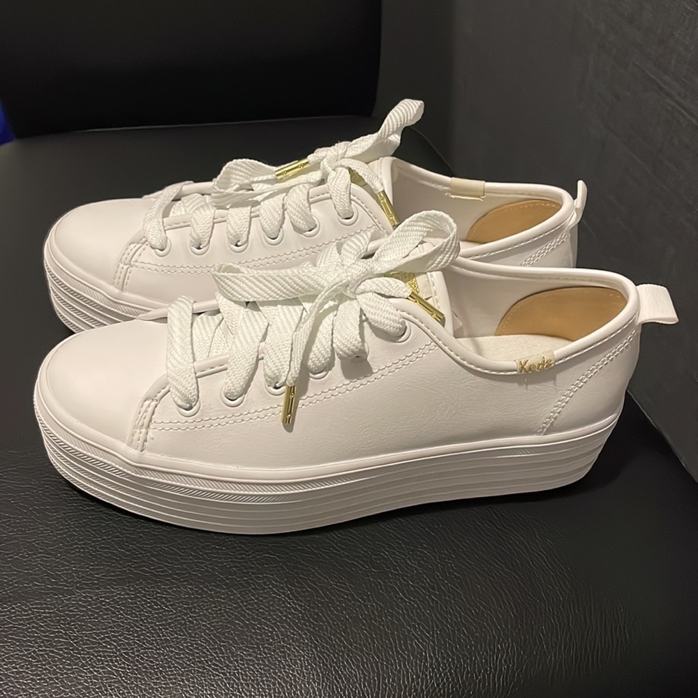 Keds triple up leather - NWOT!